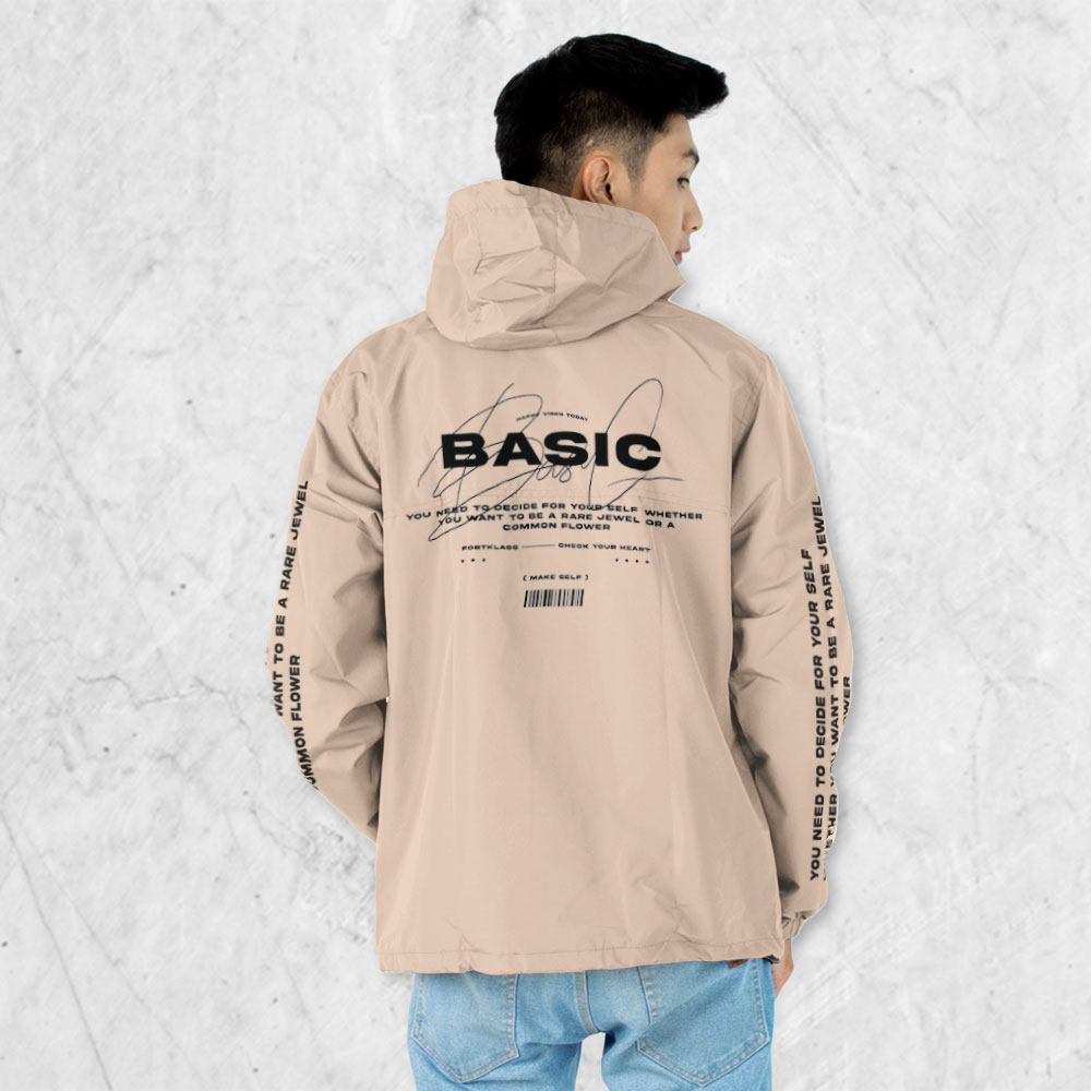 Jual FortKlass Pullover Basic Polos Jaket Pria Jaket Parasut Unisex ...