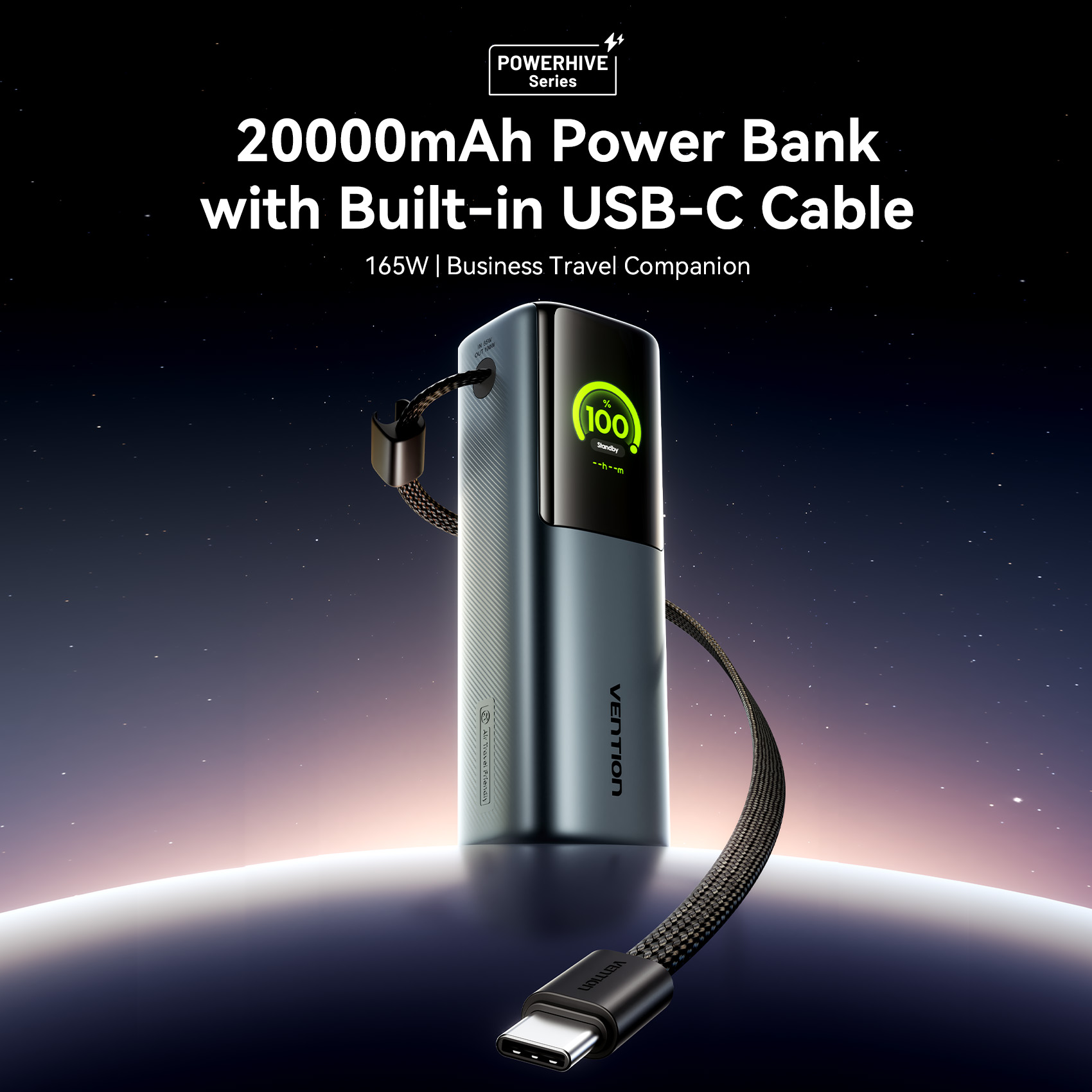 Jual [Tersertifikasi CCC] Vention Universal Powerbank 20000mAh 100W ...