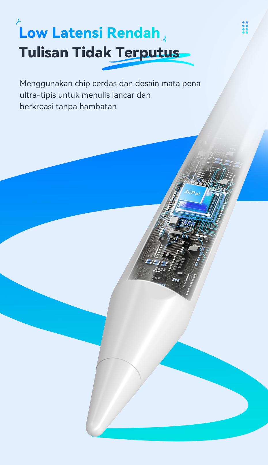 Jual 3CPal Stylus Pen Universal Android Magnetic - Pena Kapasitif untuk ...