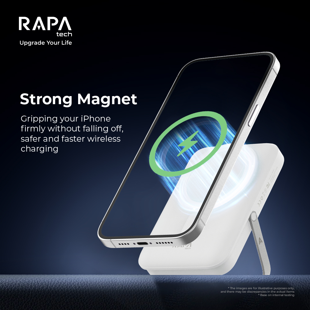 Jual RAPAtech Powerbank Origin PRO 10000 mAh Wireless Fast Charging 15W ...
