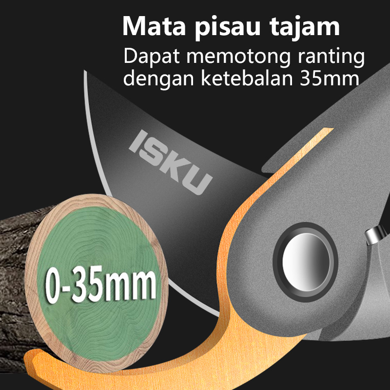 Jual ISKU Gunting Dahan Ranting SK5 Baja Super Tajam - Pruning Shears ...