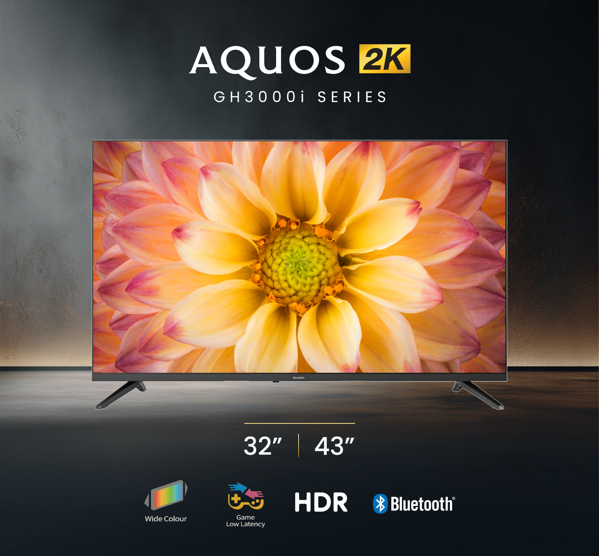 Jual SHARP 2K Google TV 32 Inch - 2T-C32GH3000I - Wide Colour - Game ...