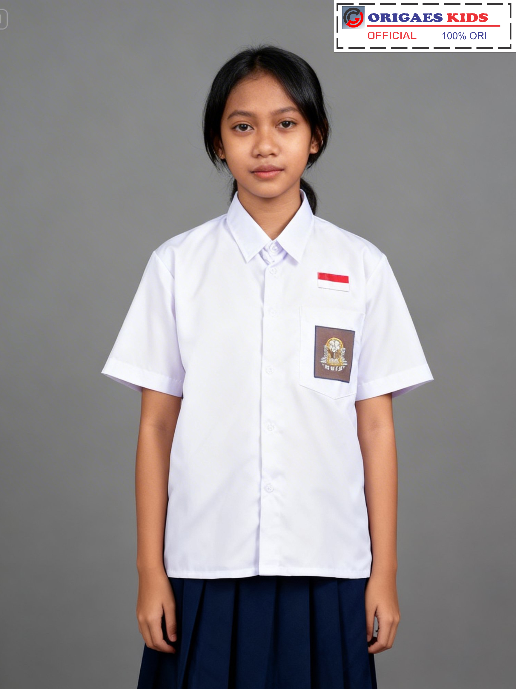 Jual ORIGAES KIDS - Seragam sekolah SMA putih laki dan perempuan ...