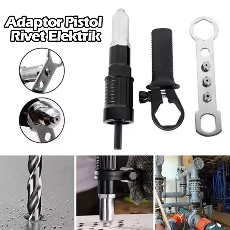 Jual Alat Konverter Rivet / Adaptor Tang Rivet - Gunakan dengan Bor ...