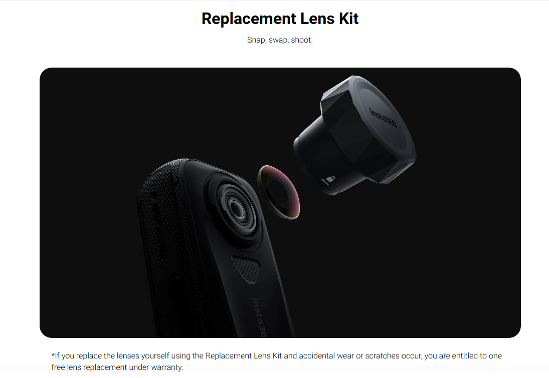 Jual Insta360 X4 Air Replacement Lens Kit Lensa Pengganti | Shopee ...