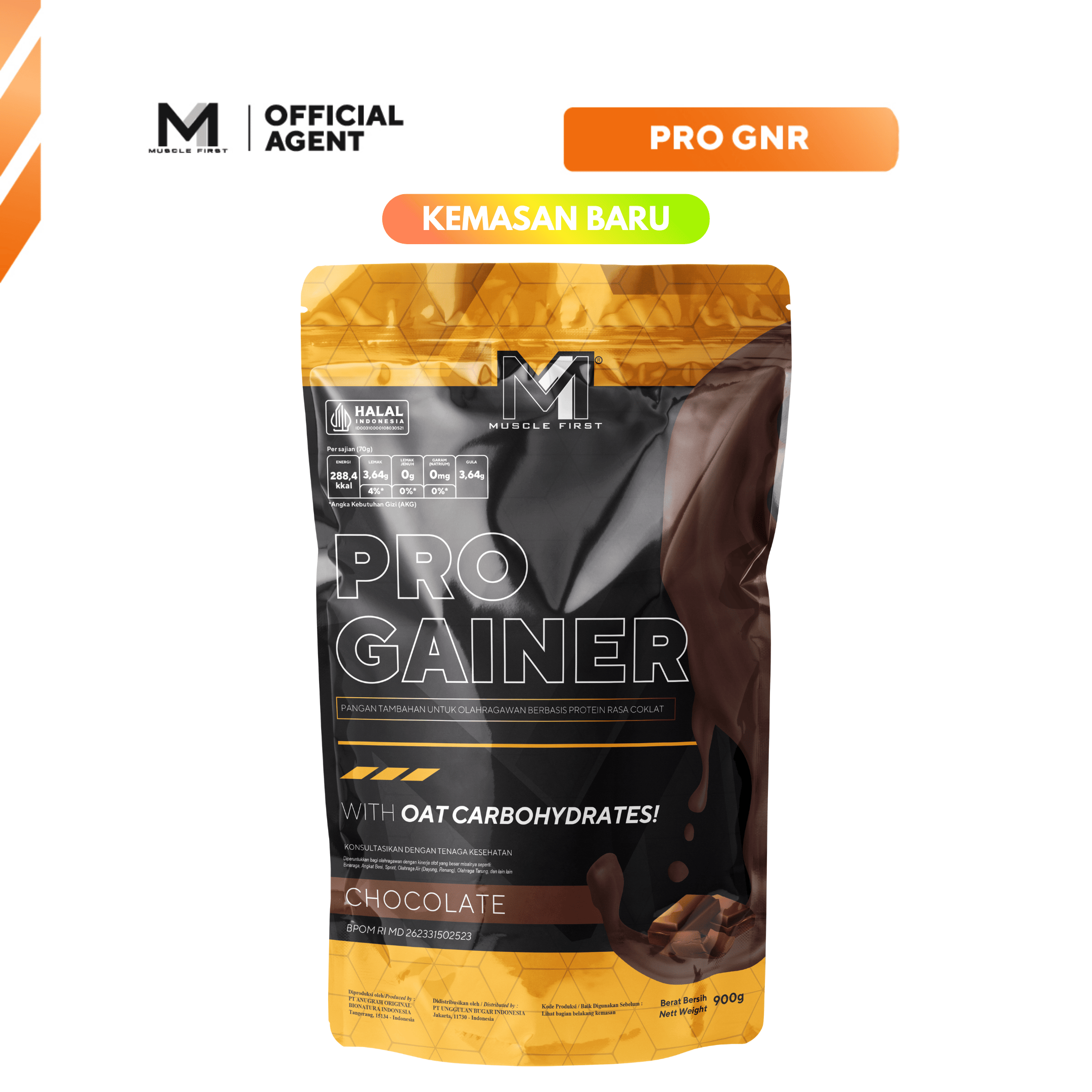Jual MUSCLE FIRST Pro Gainer 2lbs/900gr - Mass Gainer Penambah Berat ...
