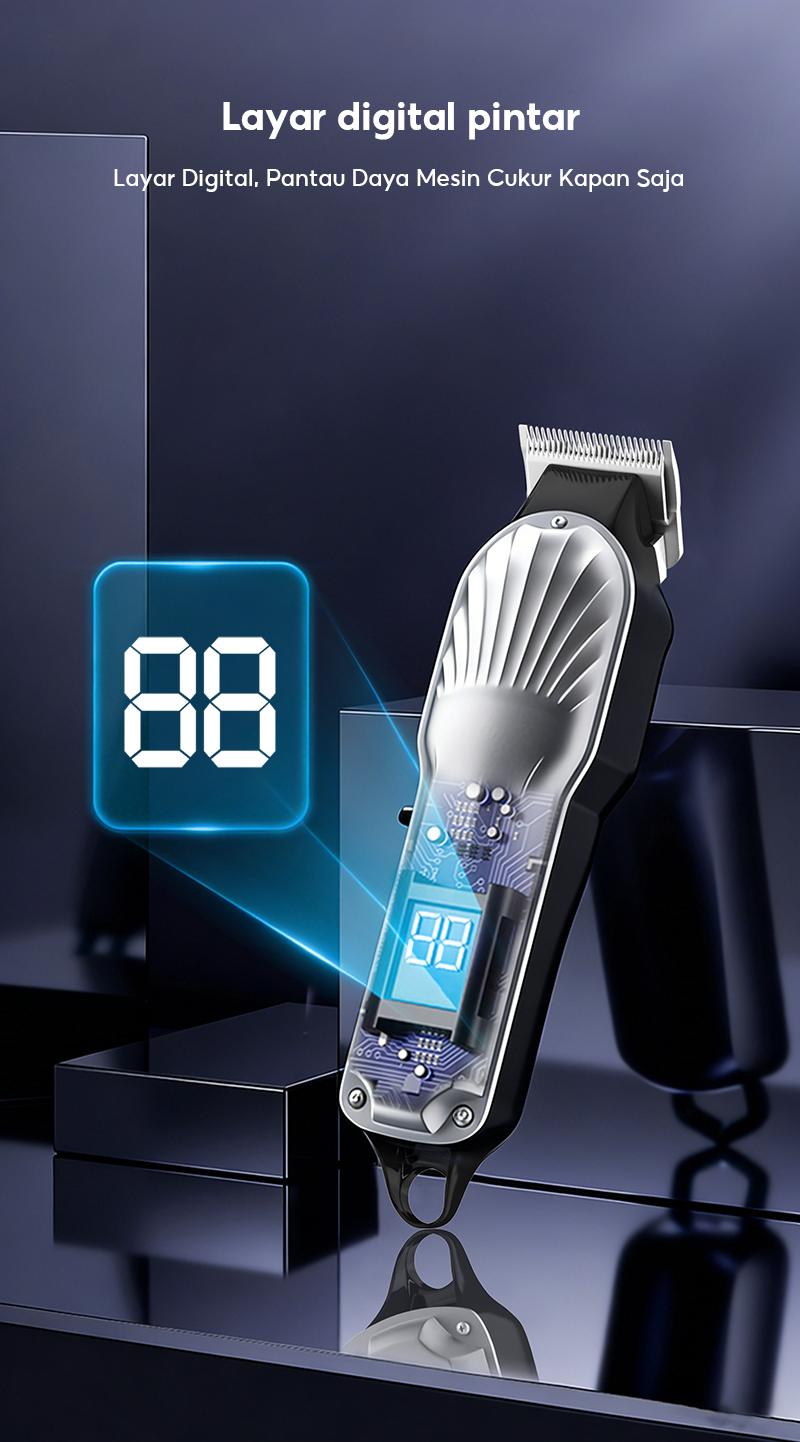Jual HAN RIVER alat cukur rambut elektrik mesin cukur/hair clipper ...