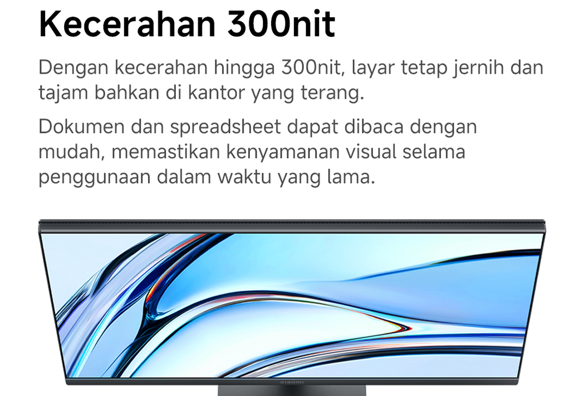Jual Xiaomi Monitor A24i 2026 Layar Jernih dengan Full HD Fast IPS ...