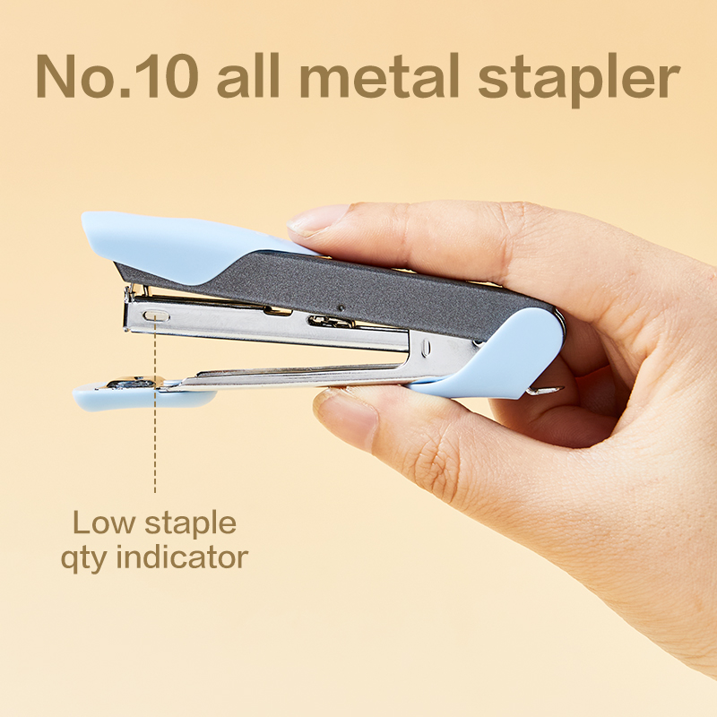 Jual Deli Metal Stapler Staples Besi Hitam Kokoh 15 Lembar #10 E0260C ...