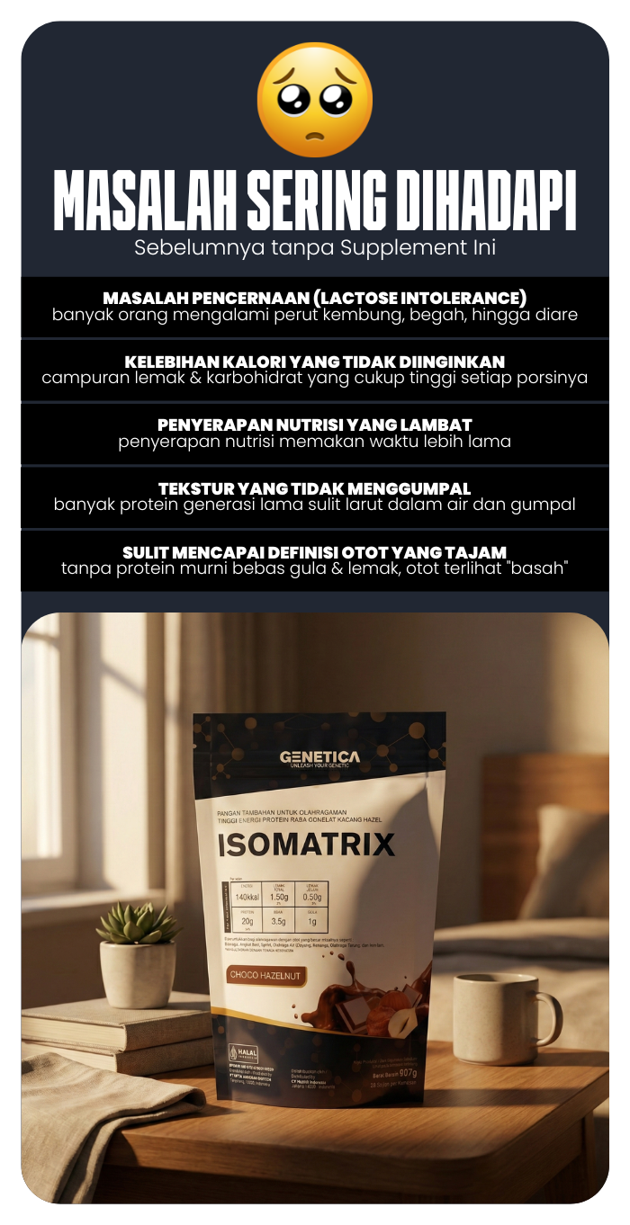 Jual Genetica Isomatrix 5 Lbs Protein Isolate Matrix | Shopee Indonesia