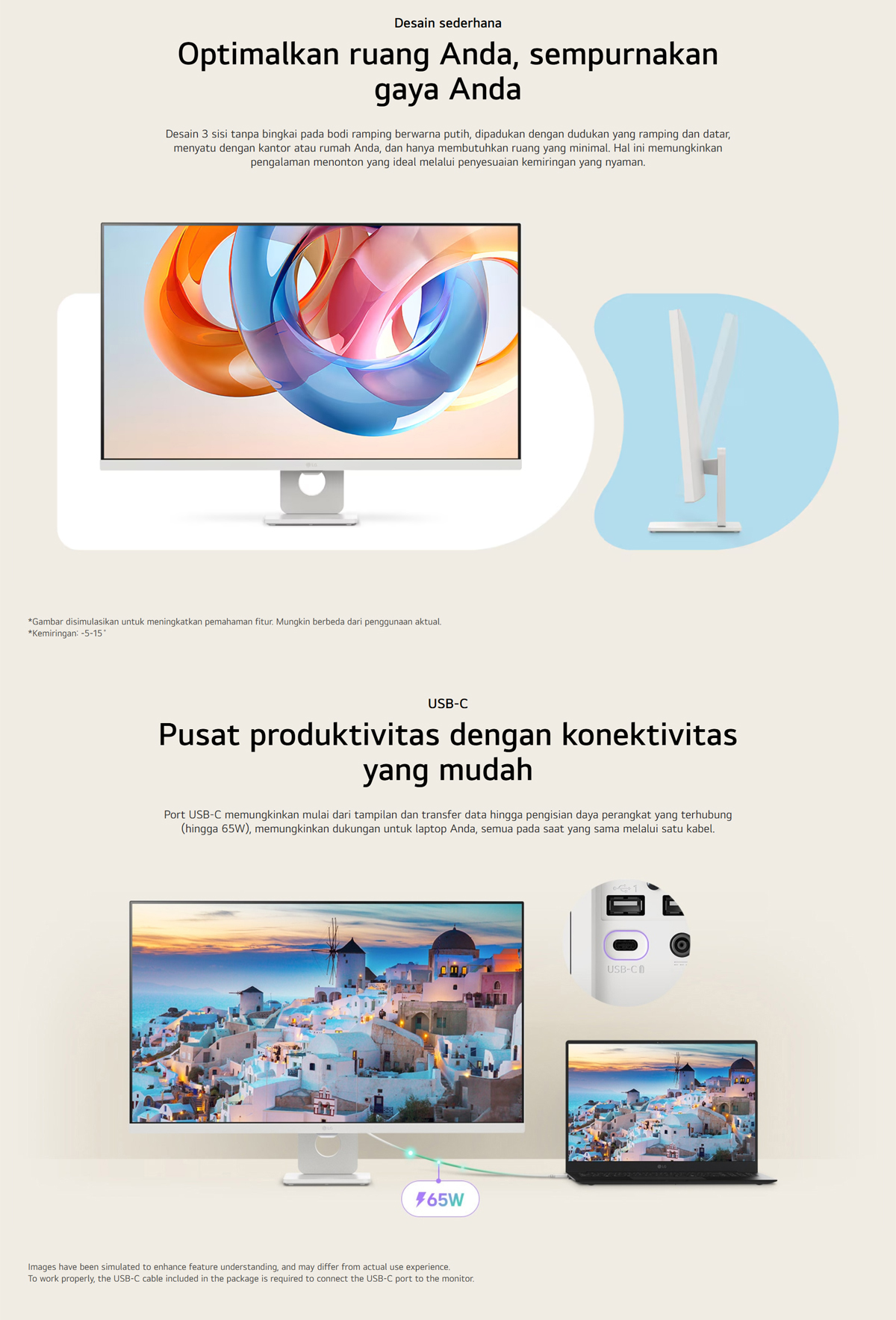 Jual LG Smart Monitor 31.5 Inch 4K UHD with webOS - AirPlay 2 - 4K UHD ...