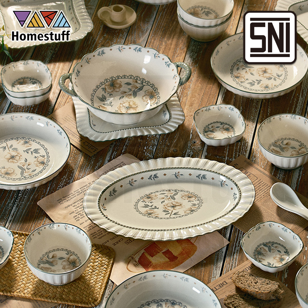 Jual [SNI] HOMESTUFF Mangkok Keramik Satuan&Plates/Mangkok Soup/Mangkok ...