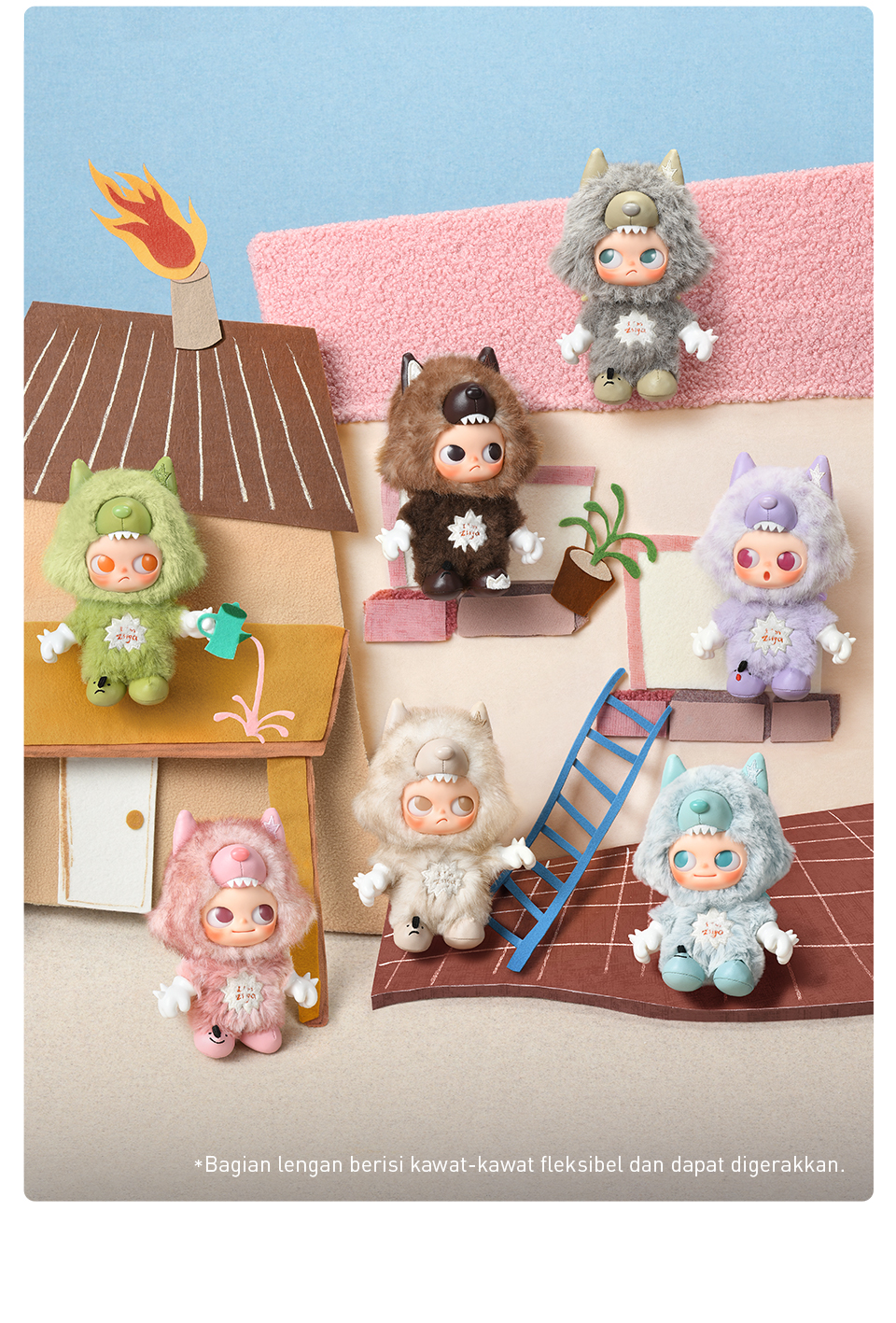 Jual POP MART ZSIGA I'm Zsiga Series - Vinyl Plush Pendant Blind Box ...