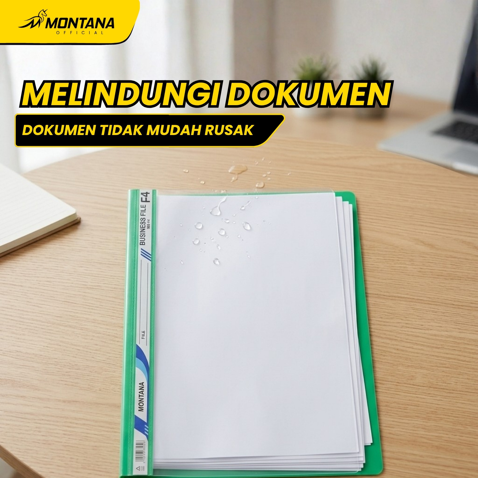 Jual MONTANA File Bisnis Map Plastik F4 12 Pcs Business File Dokumen ...