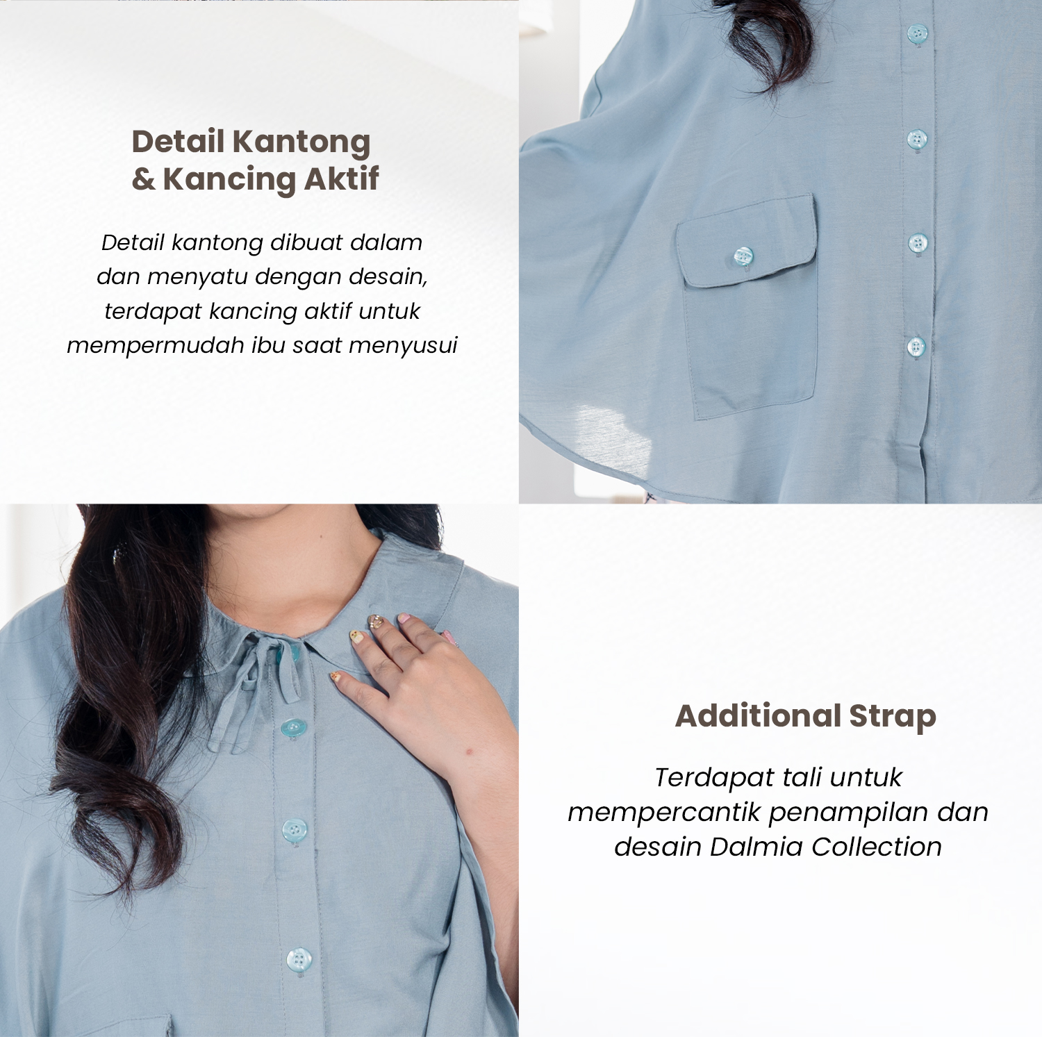 Jual ORIANA - Apron Menyusui DALMIA Adem Tidak Menerawang I Hospital ...