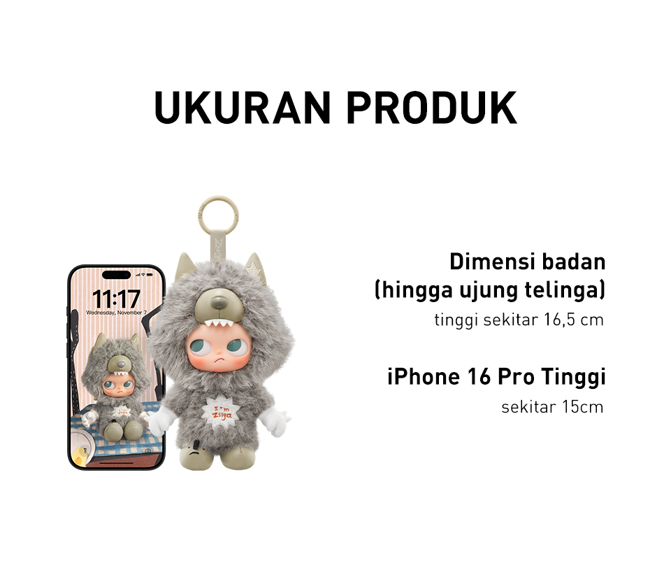 Jual POP MART ZSIGA I'm Zsiga Series - Vinyl Plush Pendant Blind Box ...
