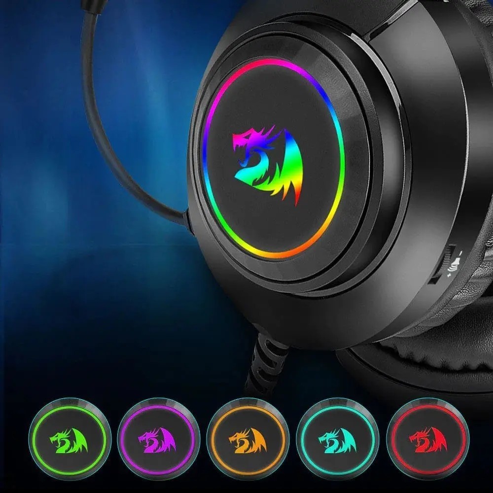 Jual Redragon H260 Hylas Wired Gaming Headset Stereo Surround Sound ...