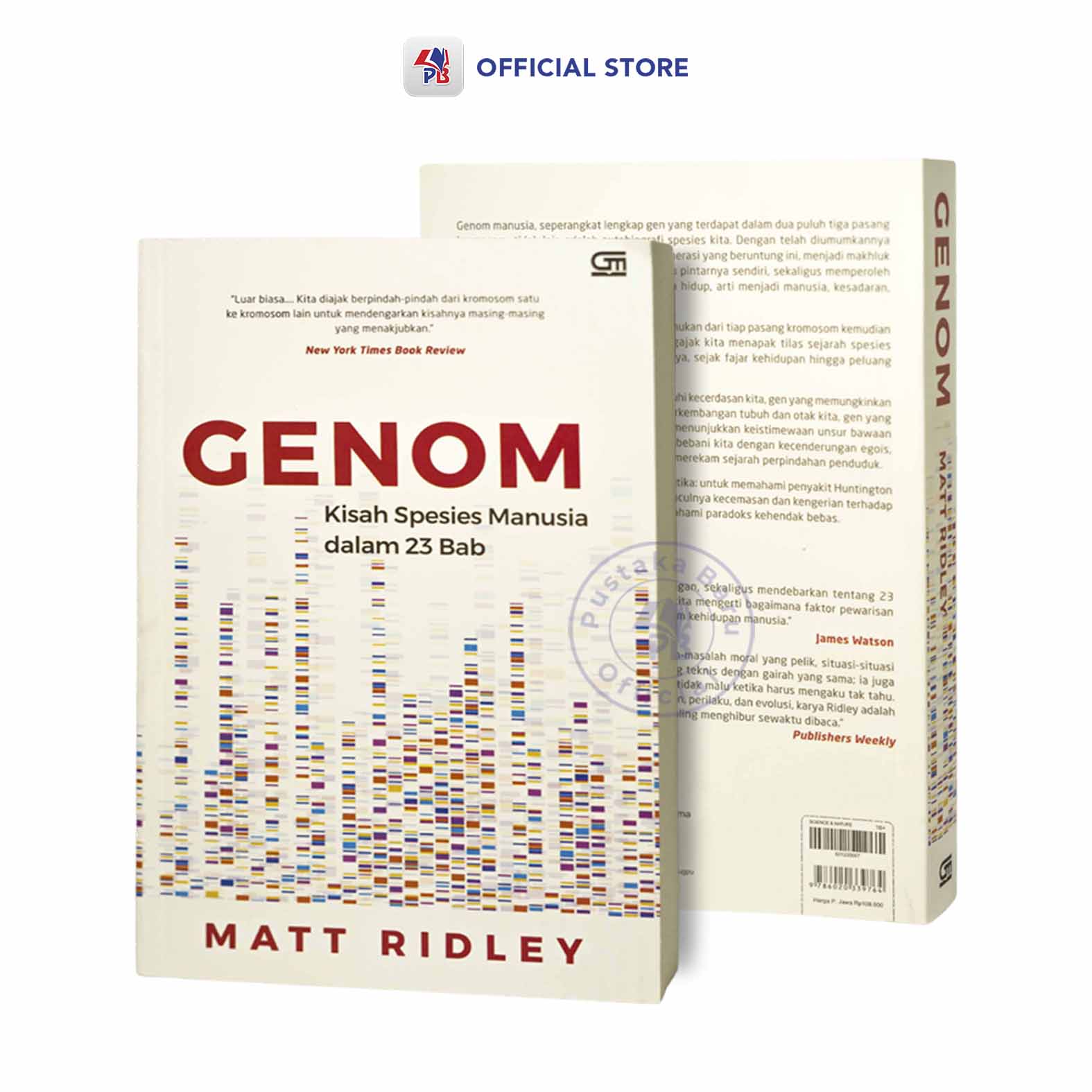 Jual Buku Genom : Kisah Spesies Manusia dalam 23 Bab - Matt Ridley ...