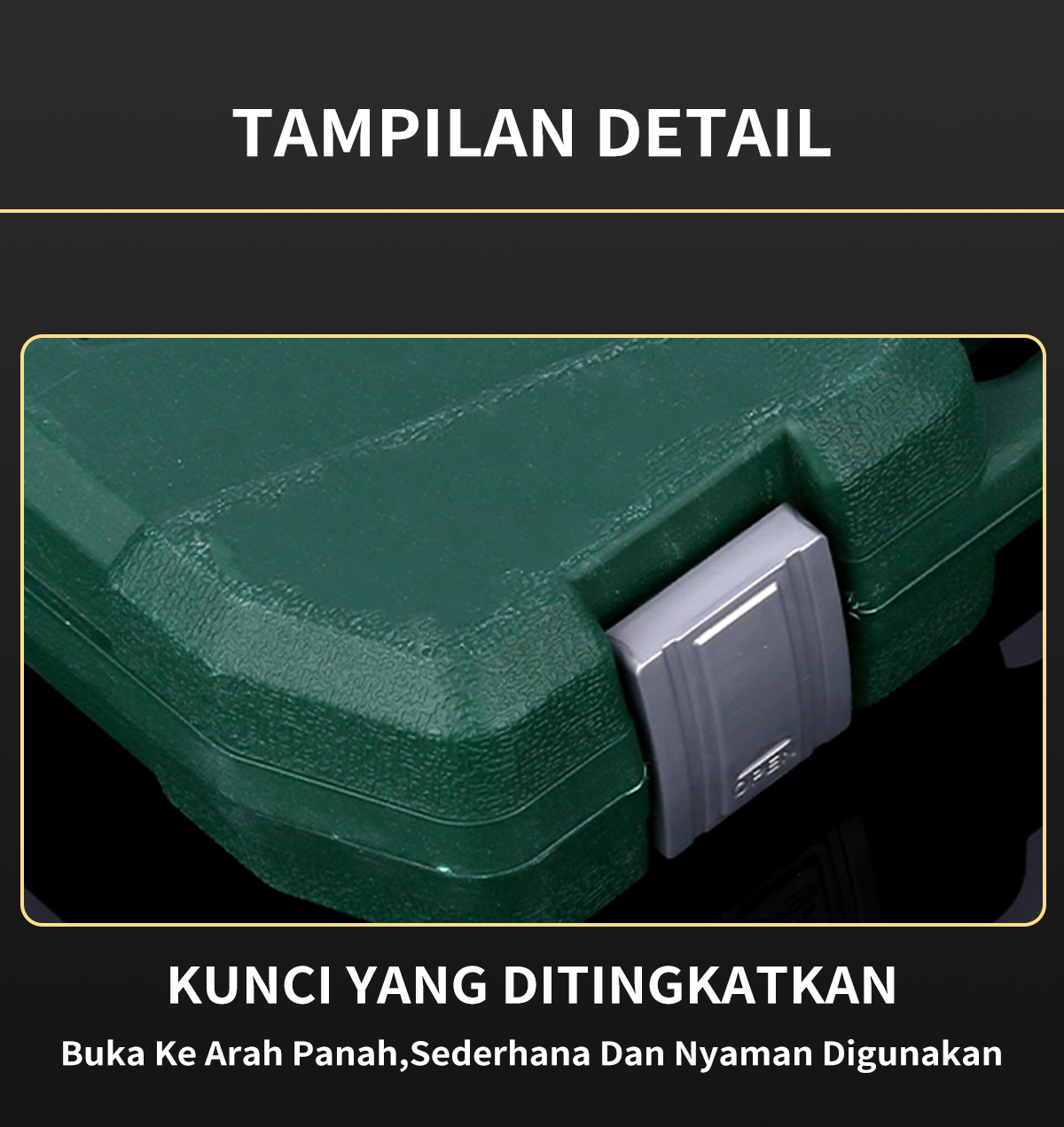 Jual ISKU Tool Kit Kunci Sok Set 61 Pcs Gagang Ratchet Bengkok 72 Gigi ...