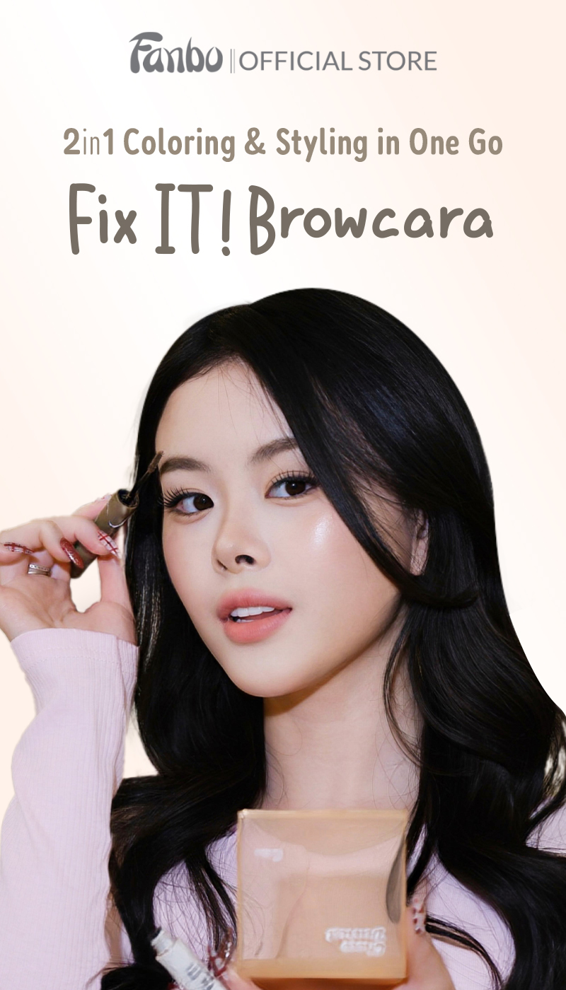 Jual Fanbo Fix It Browcara 2in1 Coloring & Styling With Curved Slim ...