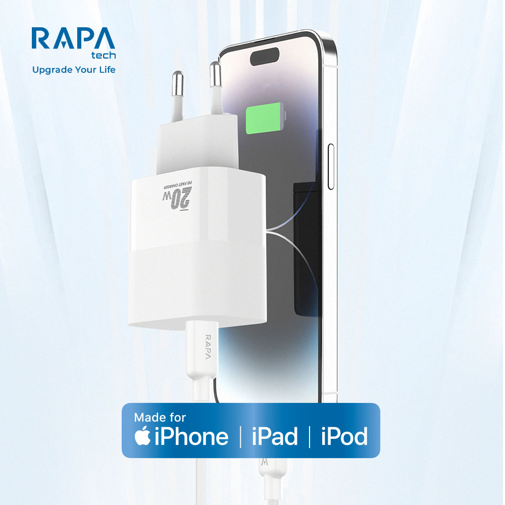 Jual RAPAtech Charger MFi iPhone 11 12 13 14 15 16 17 Type C to ...