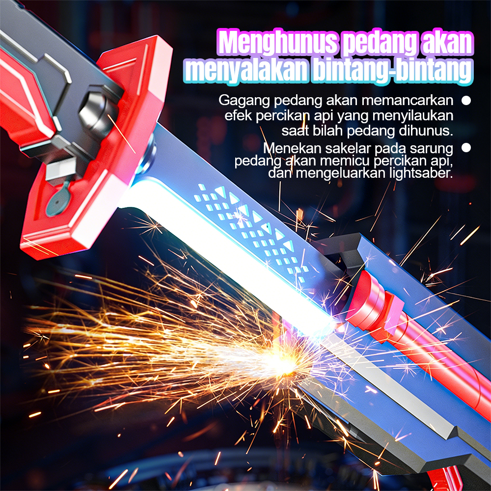 Jual WETECH Mainan Pedang api Starlight Sword dengan Lampu dan Efek ...