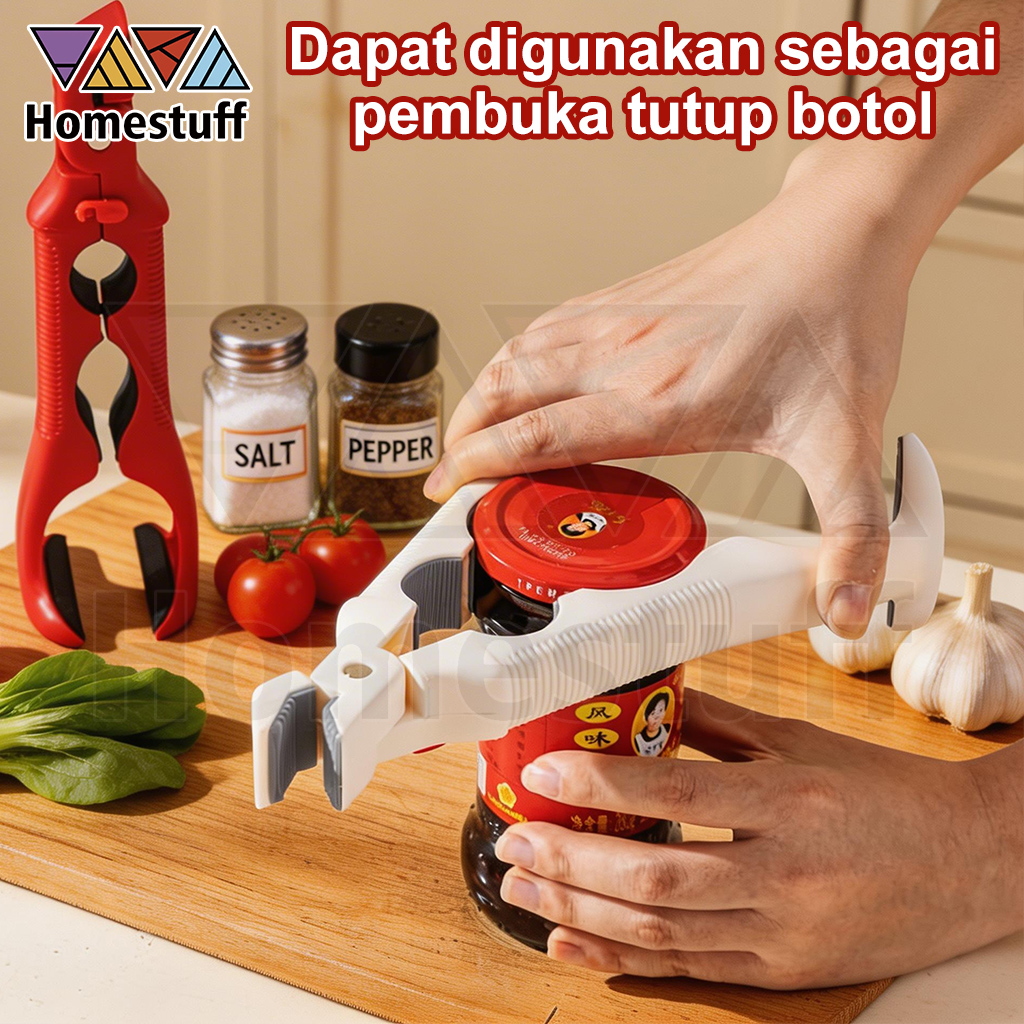 Jual HOMESTUFF 3-in-1 Anti Scald Clip Silikon Anti Slip /Clip Food ...