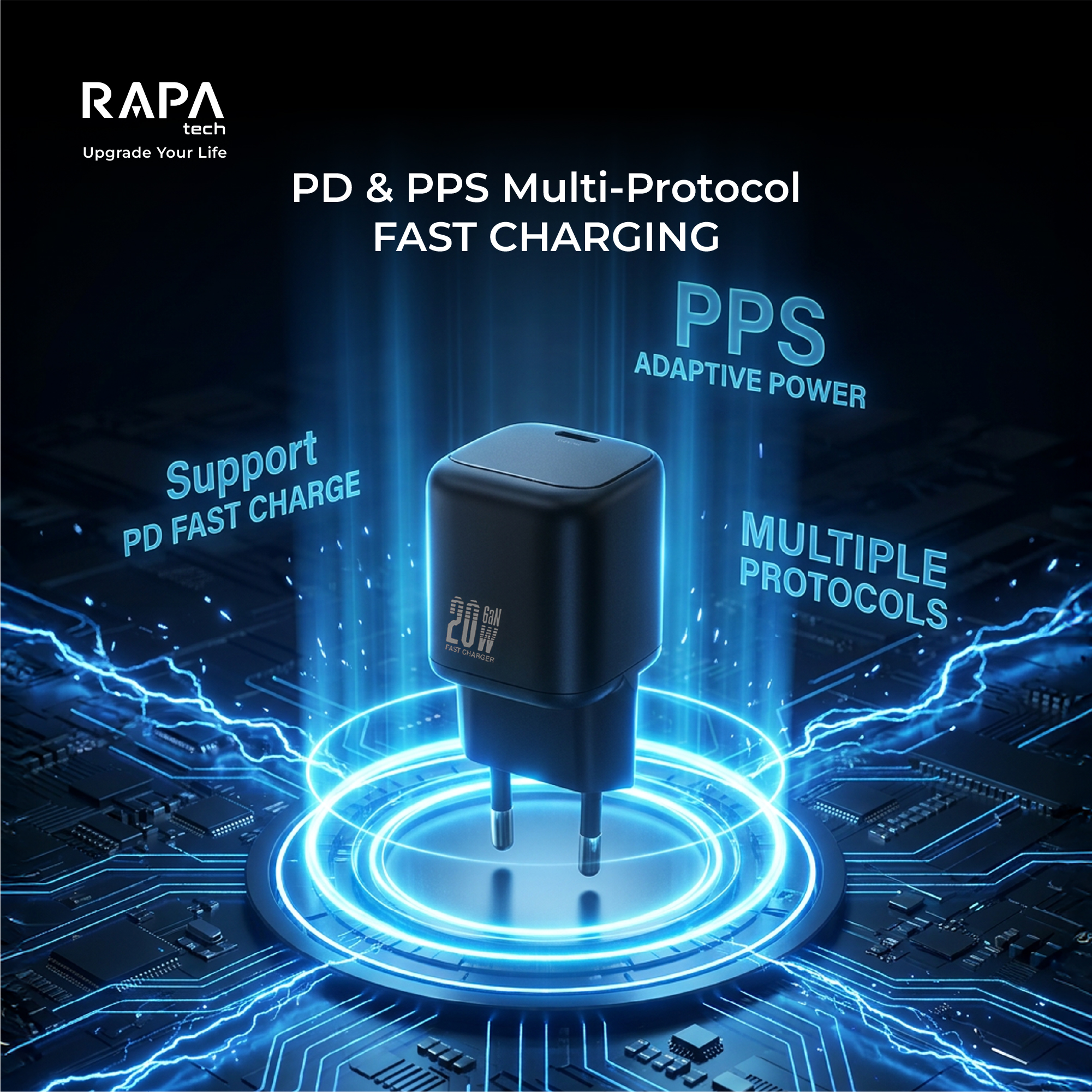 Jual RAPAtech Adaptor Charger iPhone Fast Charging 11 12 13 14 15 16 ...