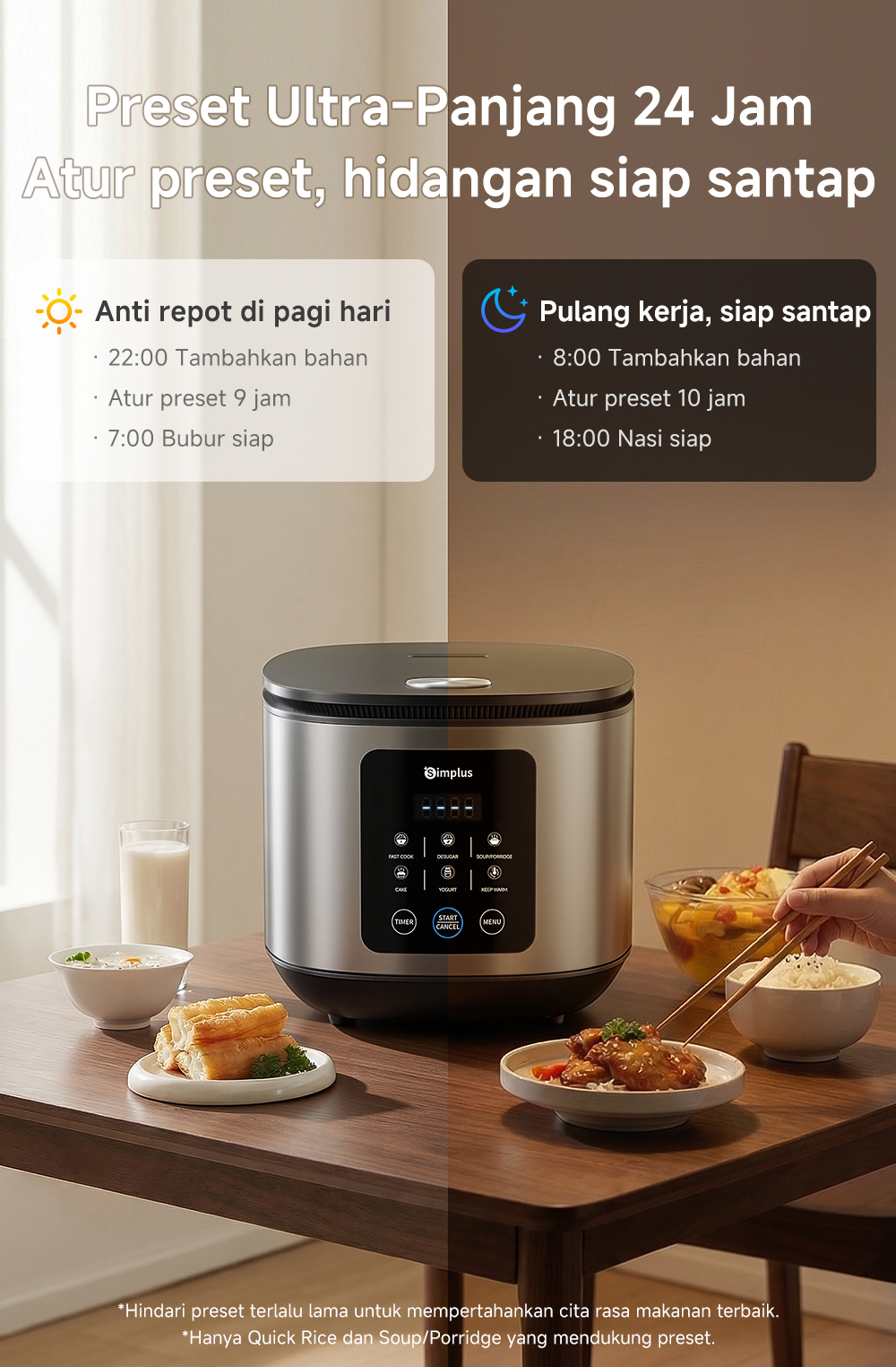 Jual Simplus Live Streaming Rice Cooker MagicCom 4L Nasi Rendah Gula ...