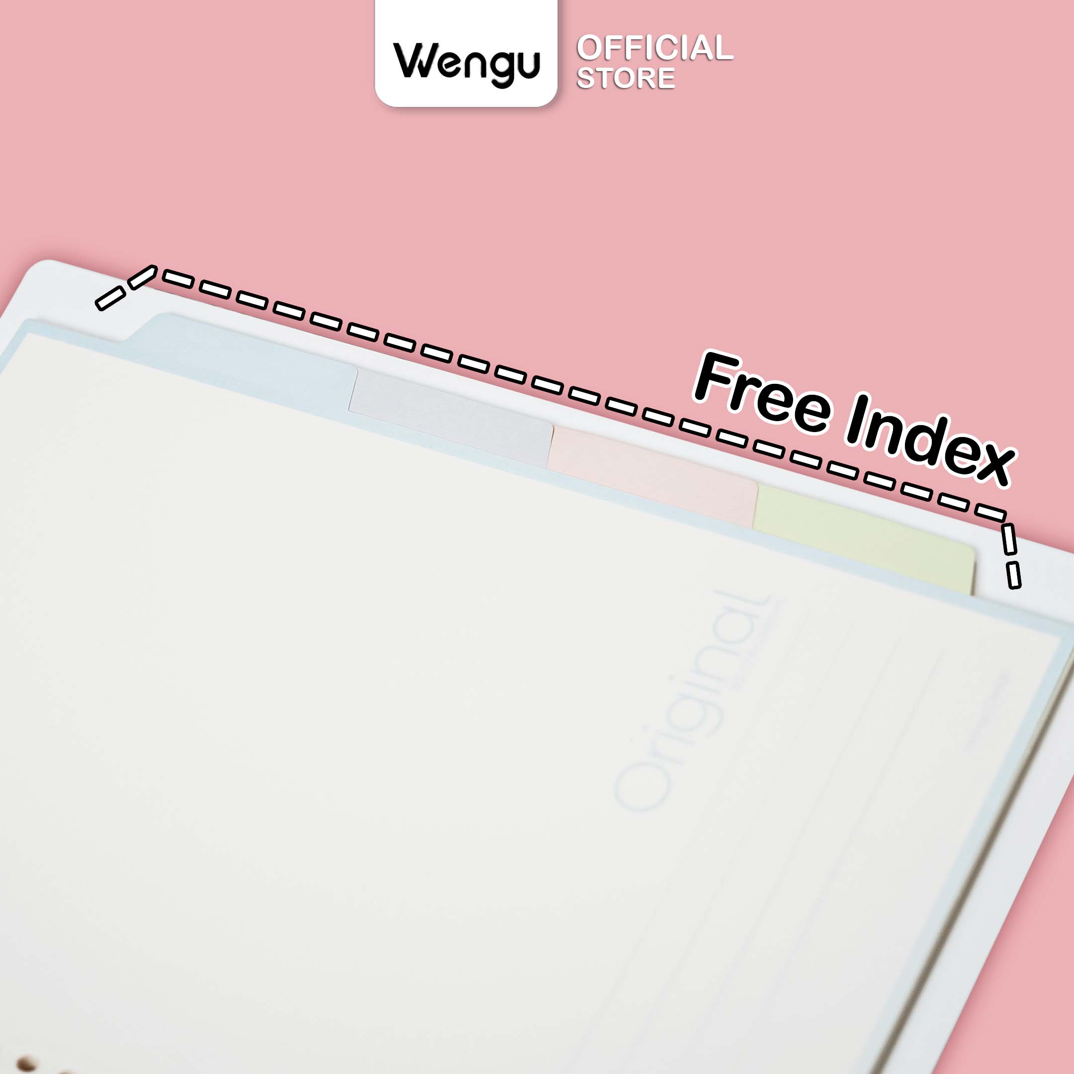 Jual [BARU] Wengu Binder B5 | Little Garden Series | Isi 50 Lembar Ring ...