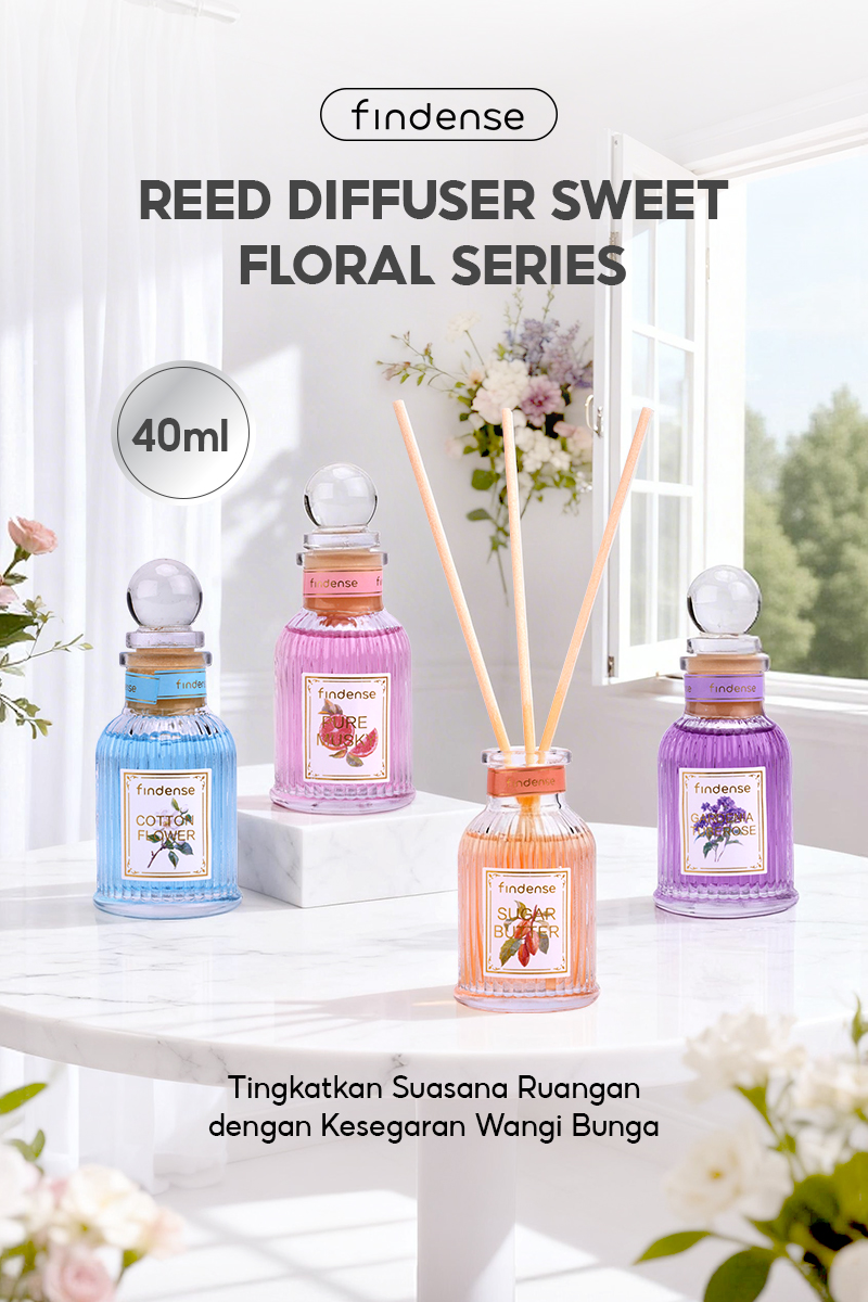 Jual OHSOME - Findense Reed Diffuser Sweet Floral Scent Pengharum ...