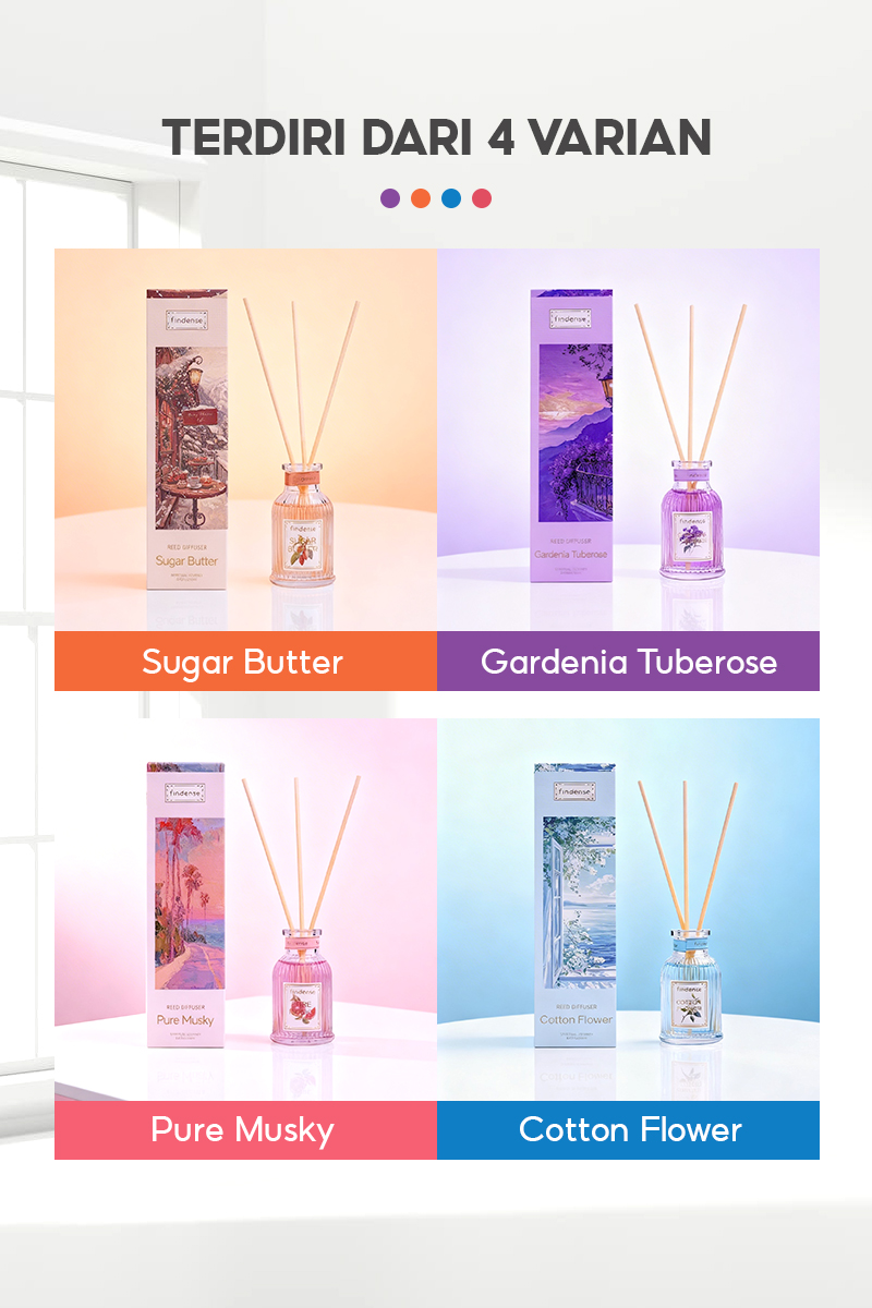 Jual OHSOME - Findense Reed Diffuser Sweet Floral Scent Pengharum ...