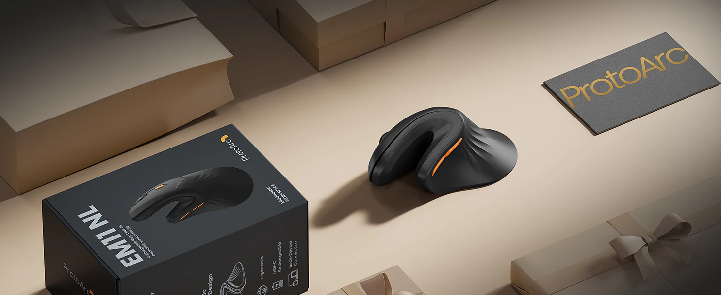 Unboxing ProtoArc EM11 NL Ergonomic Mouse Wireless
