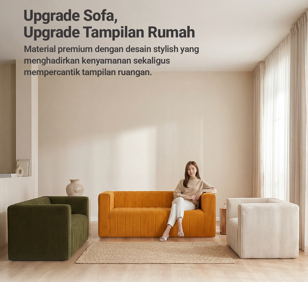 Jual Magis Studio VENTO 2 Seater Sofa Compact | Sofabox 2 Dudukan ...