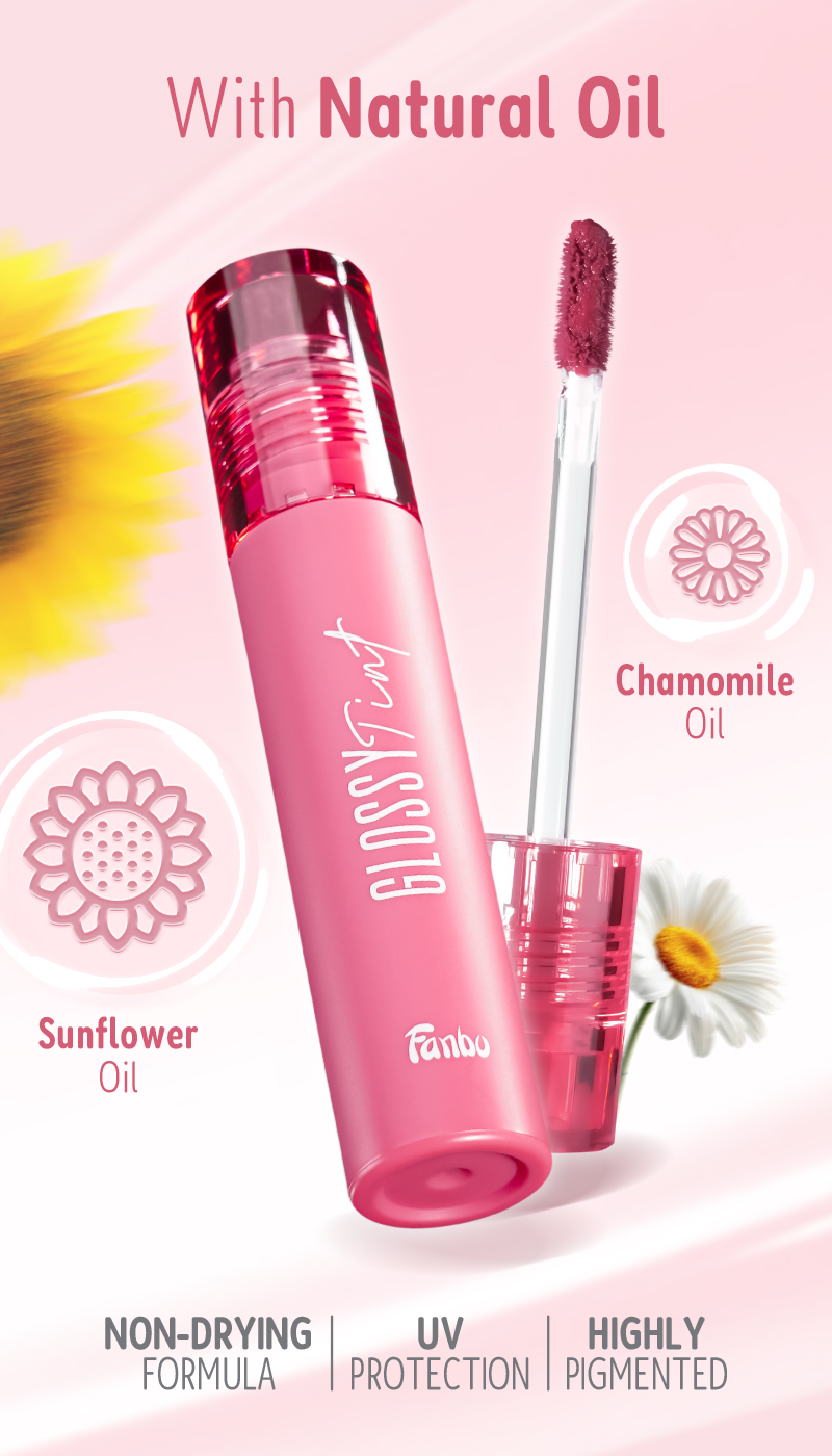 Jual Fanbo Glossy Tint 3,5 gr | bibir menjadi lebih bercahaya dan ...