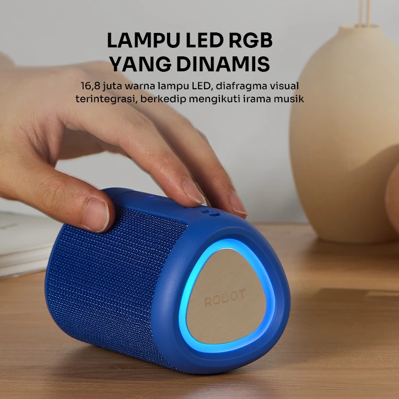 Jual ROBOT Mini Speaker Bluetooth Portabel Ultra Bass Kuat Jernih ...