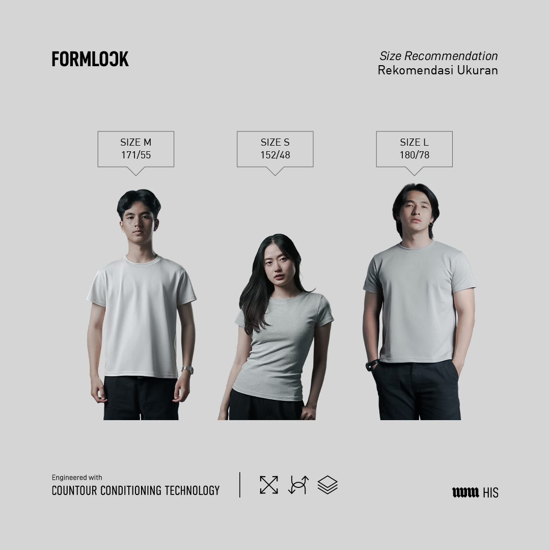 Jual No Void Minds FORMLOCK Fitted T-Shirt | Cloud | Shopee Indonesia