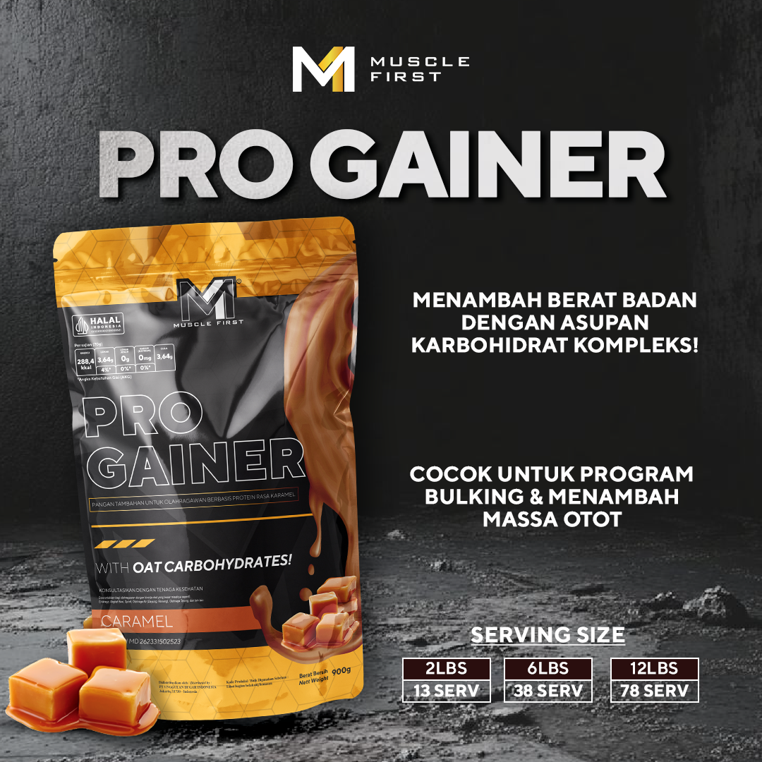 Jual MUSCLE FIRST Pro Gainer 12lbs/5400gr - Mass Gainer Penambah Berat ...