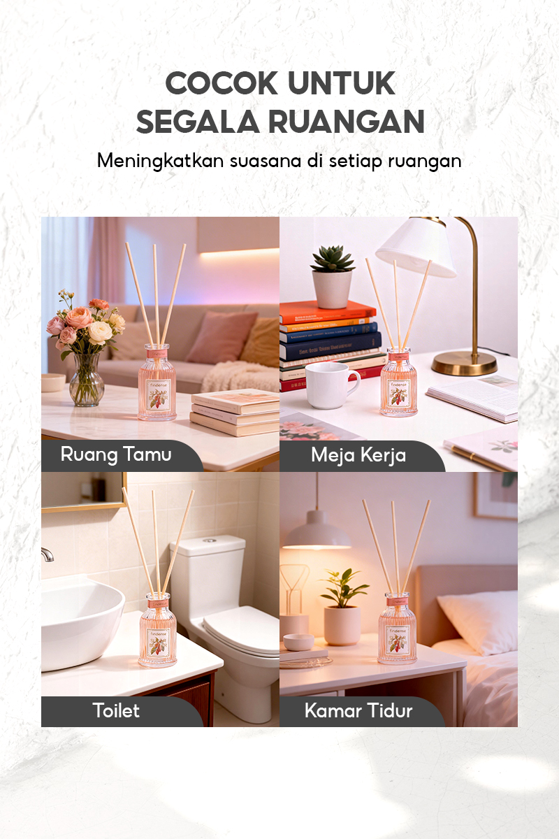 Jual OHSOME - Findense Reed Diffuser Sweet Floral Scent Pengharum ...