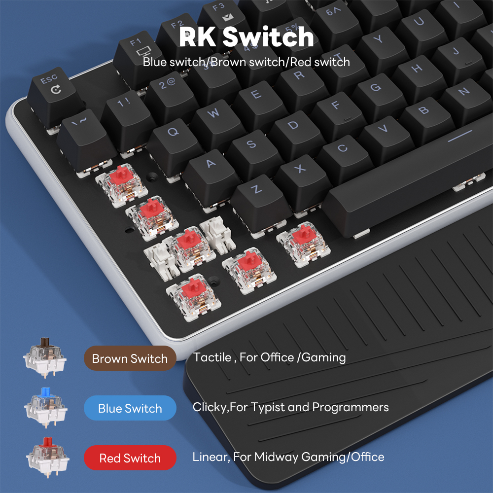 Jual Royal Kludge Rk918 Full Rgb Backlit Wired Mechanical Keyboard ...