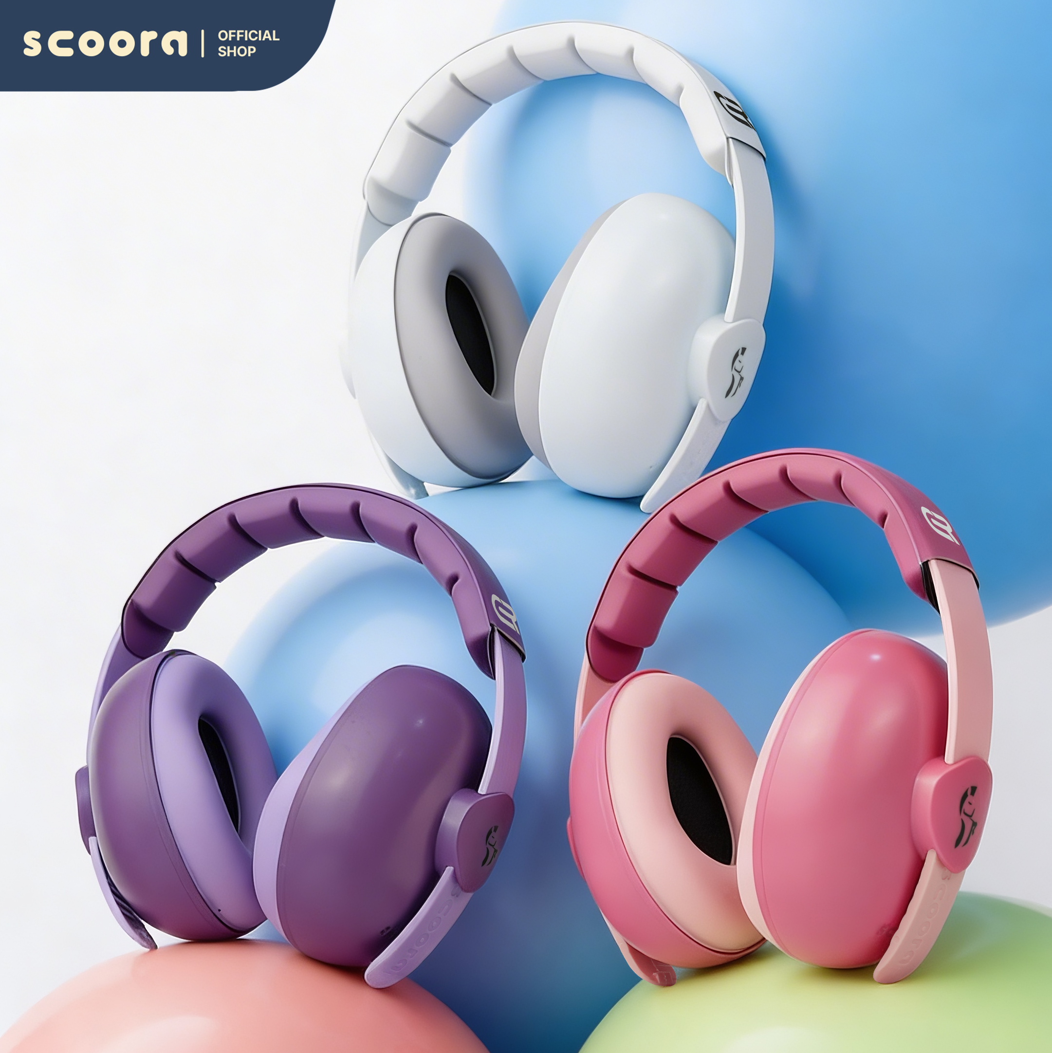 Jual SCOORA Cronos Baby Earmuff - All White | Shopee Indonesia