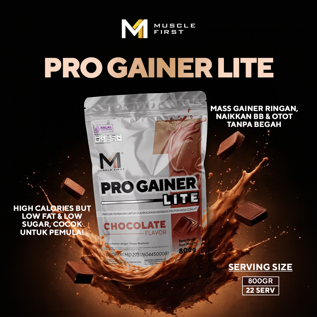 Jual MUSCLE FIRST Pro Gainer Lite 800gr - Mass Gainer Penambah Berat ...