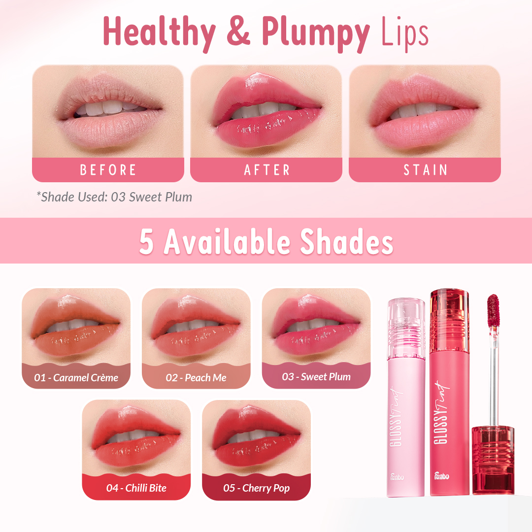 Jual Fanbo Glossy Tint 3,5 gr | bibir menjadi lebih bercahaya dan ...