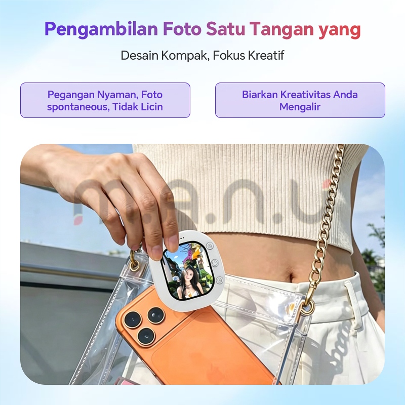 Jual Selfie Screen Monitor Vlog Magnetic Magsafe Dual Mode Wireless and ...