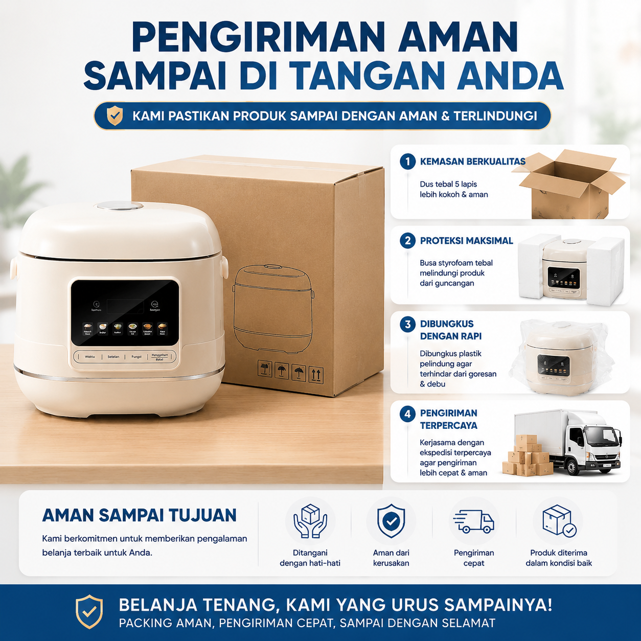 Jual [free Gift] freemir electric Smart Rice Cooker Titanium Coating 1 ...