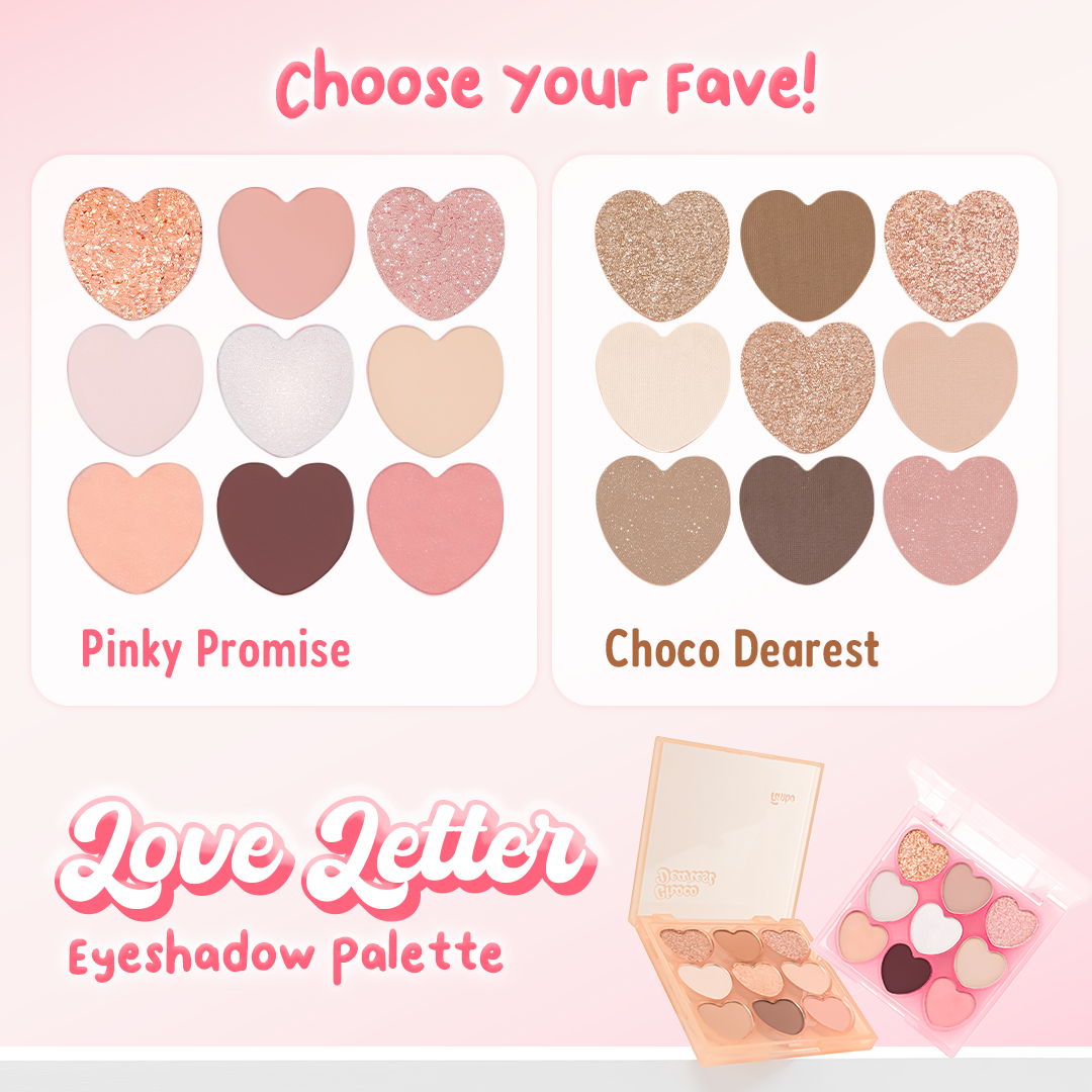 Jual Fanbo Love Letter Eyeshadow (DP) Palette Longlasting Highly ...