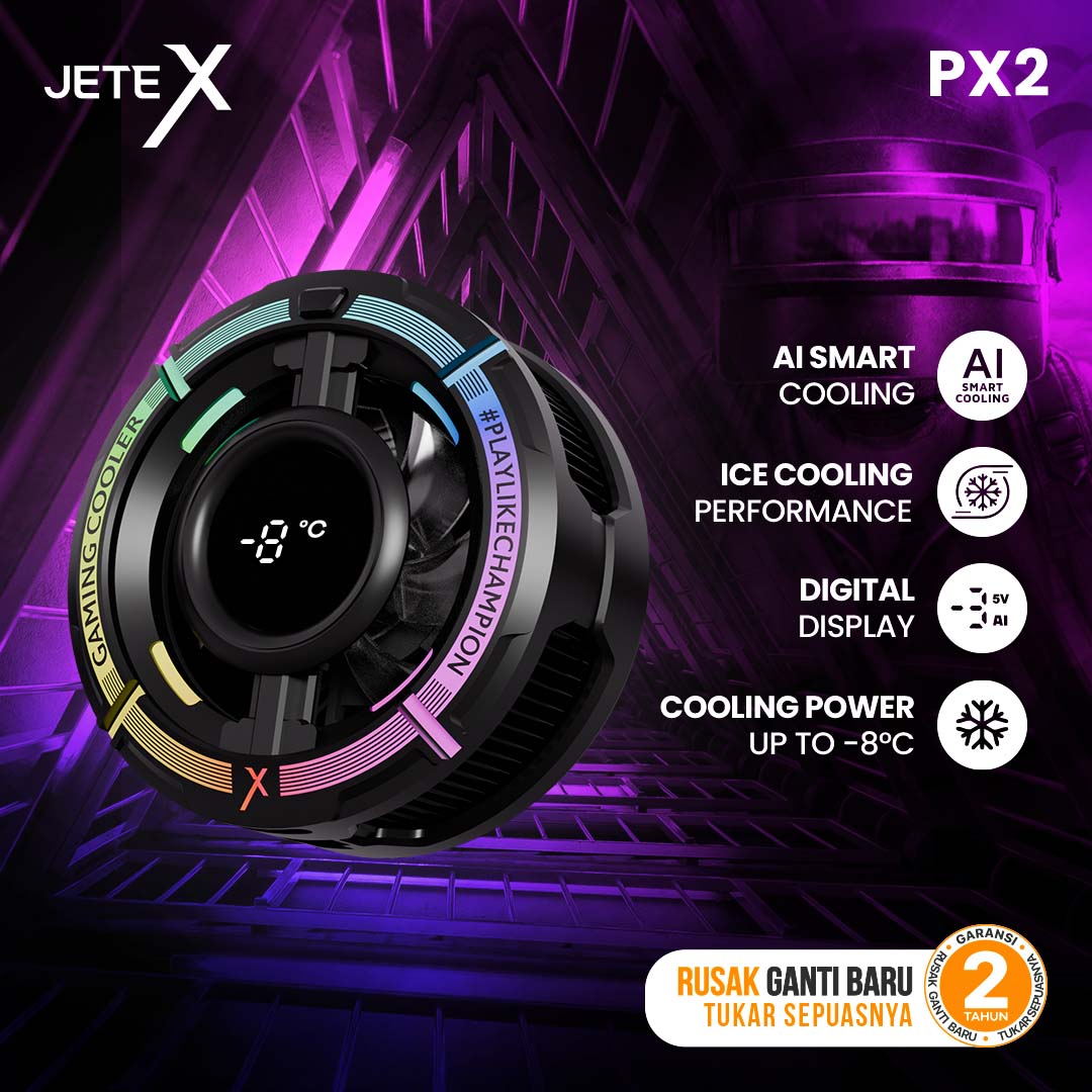 Jual JETEX PX2 Coller HP Magnetic Klip Cooling Peltier Gaming Kipas ...