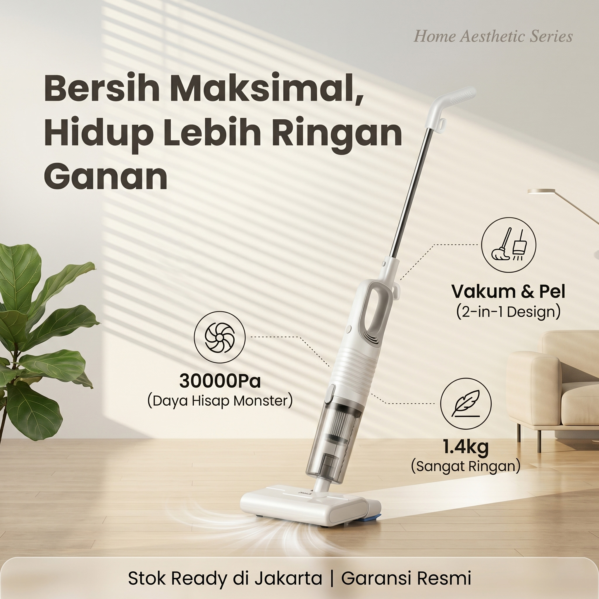 Jual TIXX Vacuum Cleaner 30000PA 9 IN 1 Penyedot Debu dan Pel 2-in-1 ...