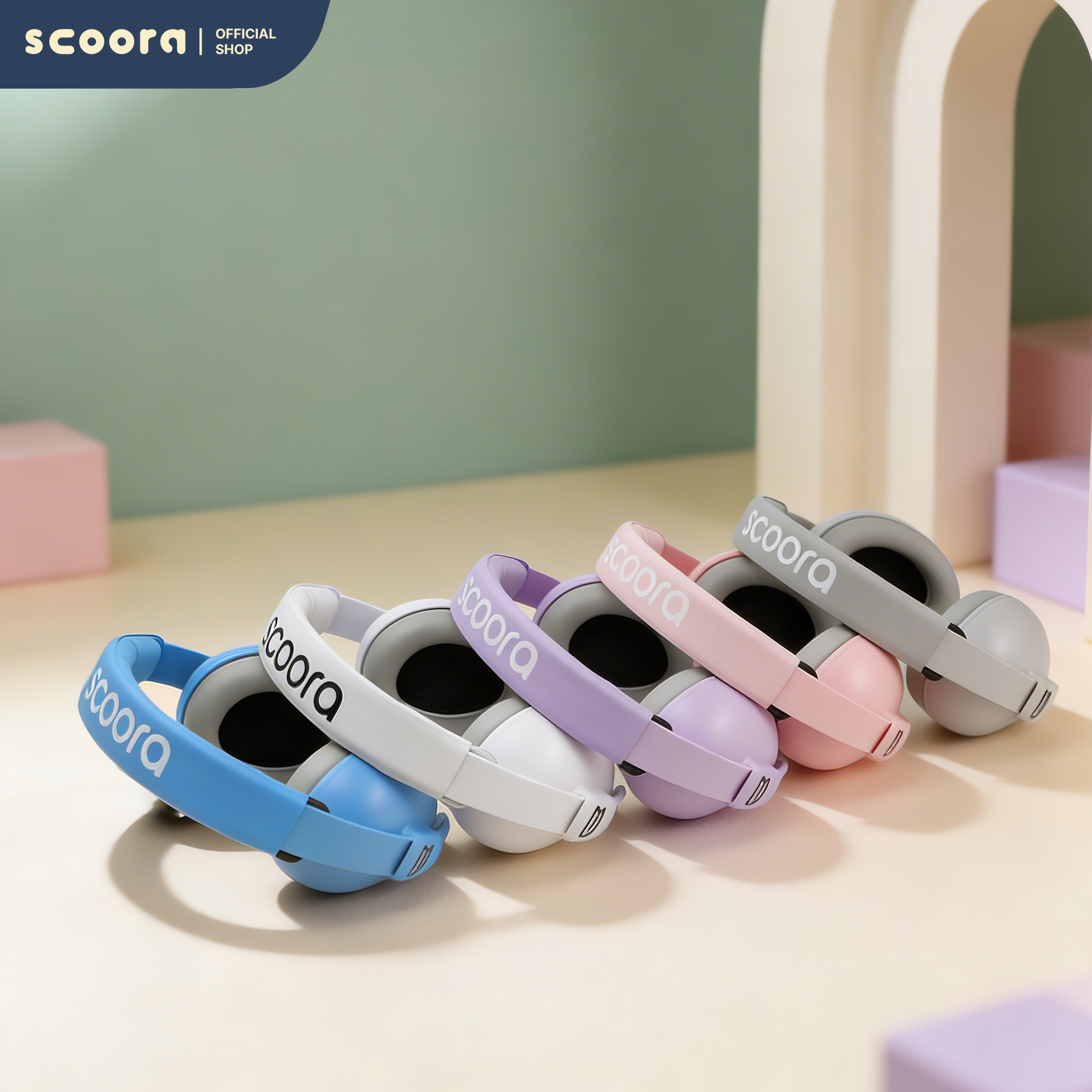 Jual SCOORA Cronos Lite Baby Earmuff - Soft Pink | Shopee Indonesia