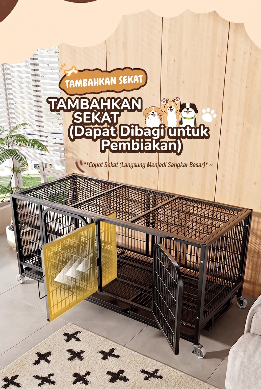 Jual PAPAPET Kandang Kucing Kandang Kandang Pembiakan Tiga Kandang ...